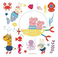 Samolepicí dekorace PEPPA PIG SEA DKS3833, 30 x 30 cm - Self-Adhesive Decoration
