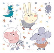 Samolepicí dekorace PEPPA PIG SPACE DKS3835, 30 x 30 cm - Self-Adhesive Decoration