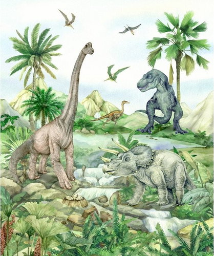 Fototapeta 3dílná, Dino FTD3P5157, 225 x 270 cm - Fototapeta - Main image