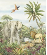 Fototapeta 3dílná, Jungle FTD3P5161, 225 x 270 cm - Fototapeta