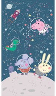 Fototapeta 2dílná,  PEPPA PIG SPACE FTD2P5619, 150 x 270 cm - Fototapeta