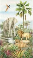 Fototapeta 2dílná,  Jungle FTD2P5607, 150 x 270 cm - Fototapeta