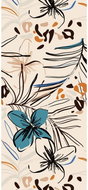 Fototapeta 1dílná,  VECTOR GRAPHICS FLORALS FTNV2955, 90 x 202 cm - Fototapeta