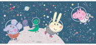 Fototapeta 1dílná,  PEPPA PIG SPACE FTDNH5523, 170 x 75 cm - Fototapeta