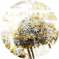 Samolepicí dekorace kulatá,  Magic Of Dandelion CR3203, 70 x 70 cm - Self-Adhesive Decoration