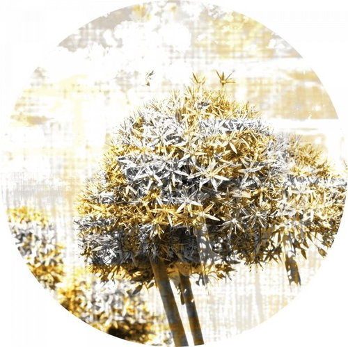 Samolepicí dekorace kulatá,  Magic Of Dandelion CR3203, 70 x 70 cm - Self-Adhesive Decoration - Main image