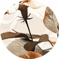 Samolepicí dekorace kulatá,  Flowers CR3218, 70 x 70 cm - Self-Adhesive Decoration