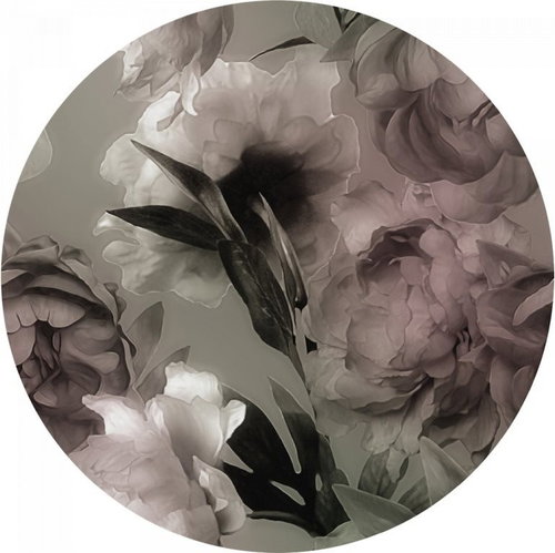 Samolepicí dekorace kulatá,  Magic Of Peonies CR3220, 70 x 70 cm - Self-Adhesive Decoration - Main image