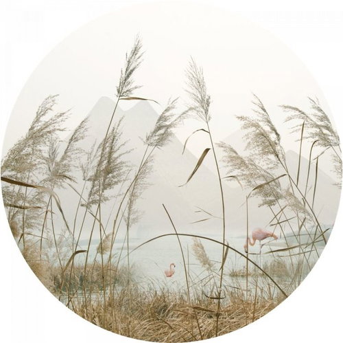 Samolepicí dekorace kulatá,  Reeds CR3304, 140 x 140 cm - Self-Adhesive Decoration - Main image