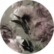 Samolepicí dekorace kulatá,  Magic Of Peonies CR3320, 140 x 140 cm - Self-Adhesive Decoration