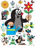 DK1788 Self-adhesive Decoration Mole WITH FLOWER 65 x 85cm - Self-Adhesive Decoration