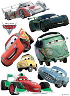 DK886 Self-adhesive Decoration CARS 2: MCQUENN & FRANCESCO BERNOULLI 65 x 85cm - Self-Adhesive Decoration