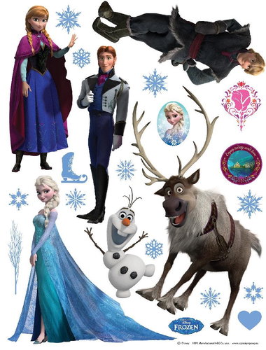 DKS1082 Jégvarázs 30 x 30 cm - Öntapadós fali dekoráció - Fő fotó