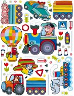 K1046 Self-adhesive Decoration WALL STICKER TRAIN 65 x 85cm - Self-Adhesive Decoration