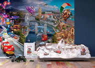 AG Design 4-piece Wall Mural CAR2 MIX FTD 0287, 360 x 254cm Paper - Photo Wallpaper