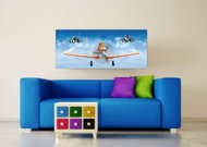 AG Design 1 piece Wall Mural PLANES FTDNH 5345, 202 x 90cm Fleece - Photo Wallpaper