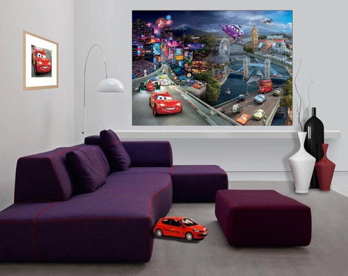 AG Design 1 piece Wall Mural CARS FTDNM 5209, 160 x 110cm Fleece - Photo Wallpaper - Main image