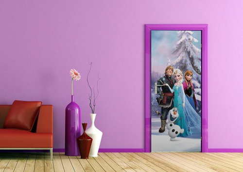 AG Design 1 piece Wall Mural FROZEN 5 FTDNV 5463, 90 x 202cm Fleece - Photo Wallpaper - Main image