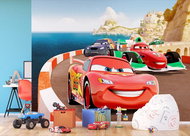 AG Design 4-piece Wall Mural CAR 2 RACE FTDNXXL 5005, 360 x 270cm Fleece - Photo Wallpaper