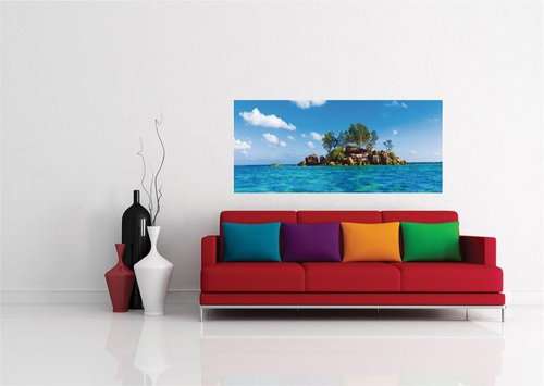 AG Design 1 piece Wall Mural ISLAND FTNH 2727, 202 x 90cm Fleece - Photo Wallpaper - Main image