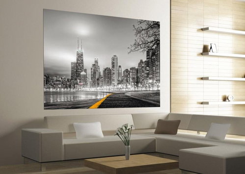 AG Design 1 piece Wall Mural EMBANKMENT FTNM 2628, 160 x 110cm Fleece - Photo Wallpaper - Main image