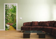 AG Design 1 piece Wall Mural WINTER GARDEN FTNV 2864, 90 x 202cm Fleece - Photo Wallpaper