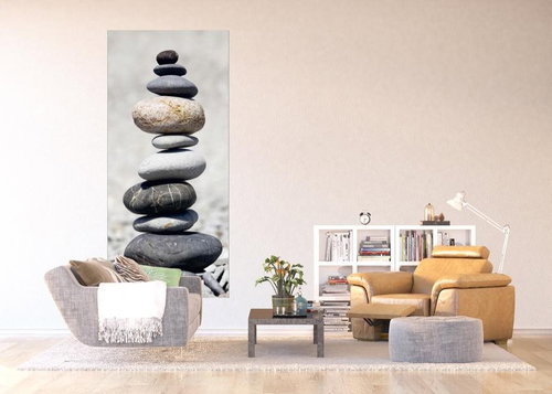 AG Design 1 piece Wall Mural STONES FTNV 2871, 90 x 202cm Fleece - Photo Wallpaper - Main image