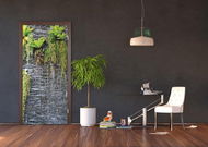 AG Design 1 piece Wall Mural GREEN FTNV 2889, 90 x 202cm Fleece - Photo Wallpaper