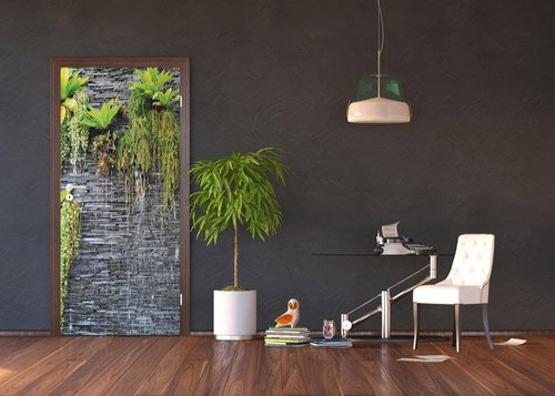 AG Design 1 piece Wall Mural GREEN FTNV 2889, 90 x 202cm Fleece - Photo Wallpaper - Main image