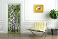 AG Design 1 piece Wall Mural BIRCH'S WOOD FTNV 2896, 90 x 202cm Fleece - Photo Wallpaper