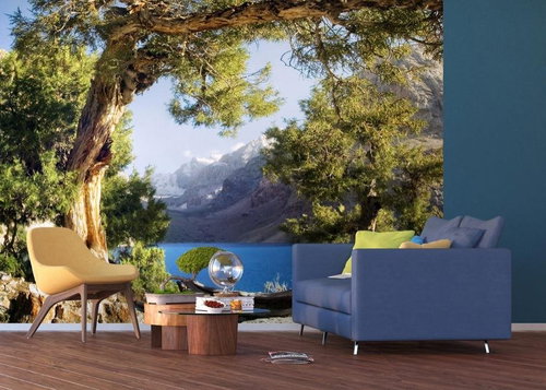 AG Design 4-piece Wall Mural RIVER FTNXXL 1113, 360 x 270cm Non-woven - Photo Wallpaper - Main image