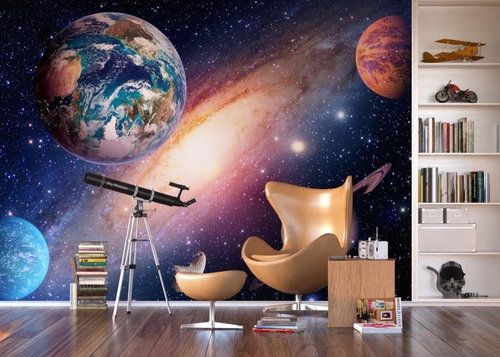 AG Design 4-piece Wall Mural UNIVERSE FTNXXL 2485, 360 x 270cm Fleece - Photo Wallpaper - Main image
