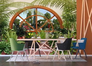 AG Design 4-piece Photo Wallpaper WINTER GARDEN FTS 0162, 360 x 254cm Paper - Photo Wallpaper