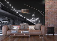 AG Design 4-piece Wall Mural BROOKL. BRIDGE FTS 1305, 360 x 254cm Paper - Photo Wallpaper