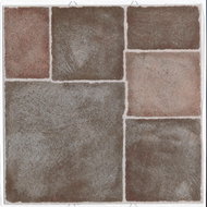 Self-adhesive floor squares "terracotta", 2745049 - Self-Adhesive Film