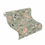Vliesová tapeta na zeď Rasch 409437, kolekce Kimono, 0,53 x 10,05 m - Tapeta na zeď