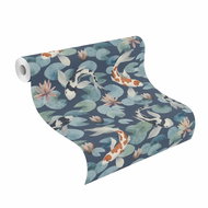 Vliesová tapeta na zeď Rasch 409444, kolekce Kimono, 0,53 x 10,05 m - Tapeta na zeď