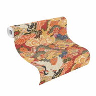 Vliesová tapeta na zeď Rasch 409345, kolekce Kimono, 0,53 x 10,05 m - Tapeta na zeď