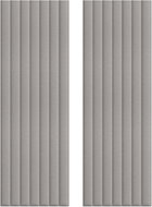 HCS deco 3D self-adhesive wall rectangles, mini stripes velvet 2 pcs, grey - Self-Adhesive Wall Tiles