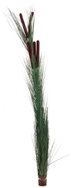 Water columbine, dark green with buds, 152 cm - Artificial Grass