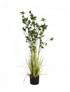 Green shrub with grass, 120 cm - Artificial Grass