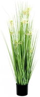 Yellow flowering grass in pot, 105cm - Artificial Grass