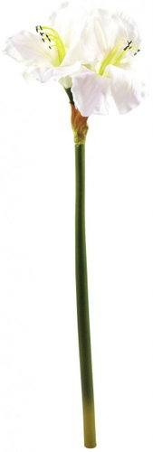 Amaryllis white, 72 cm - Artificial Flower - Main image