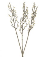 Branch with berries, gold glitter, 85 cm, 3pcs - Artificial Flower