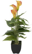 Mini kala, žluto-oranžová, 43 cm - Umělá květina