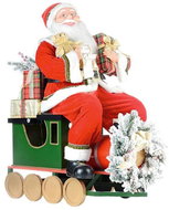 Santa s dárky, 90cm - Vánoční dekorace