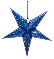 Star Lantern, papírová hvězda 75cm, modrá - Vánoční dekorace