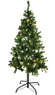 Umělý vánoční stromek s LED bílými žárovkami, 210 cm - Vánoční stromek