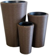 Sada dekoračních květináčů "INDIA", výška 74, 54 a 44cm - Květináč