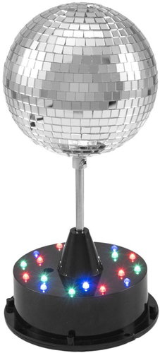 Eurolite LED mirror ball 13 cm with base - Disco Ball - Main image